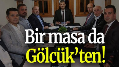 Bir masa da Gölcük’ten!